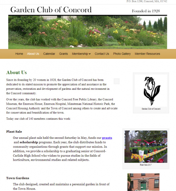 web-GardenClubofConcord.org